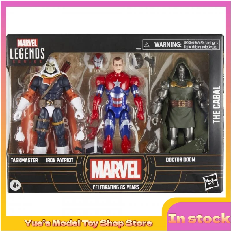 【En stock】Figura de acción de Hasbro Marvel Legends, versión cómica, Cabal Taskmaster, Iron Patriot, Doctor Doom, modelo de animación, juguete de regalo