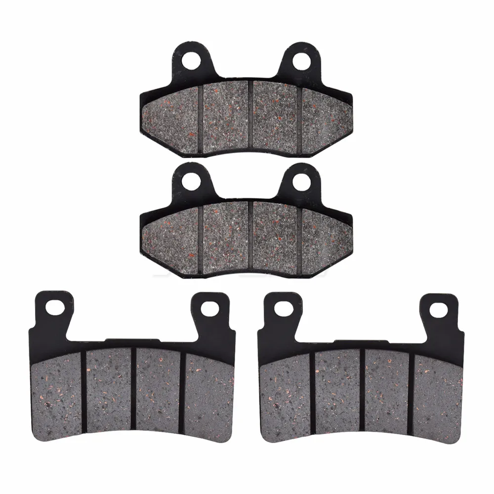For HYOSUNG ST7 Custom / (ST 700 i) / Deluxe (ST 700 i) Motorcycle Front and Rear Brake Pads and Brake Discs