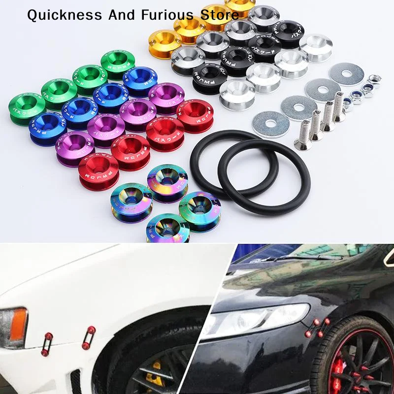 【MO】JDM Car Modified Hex Fasteners  Washer Front/Rear Bumper Engine Concave