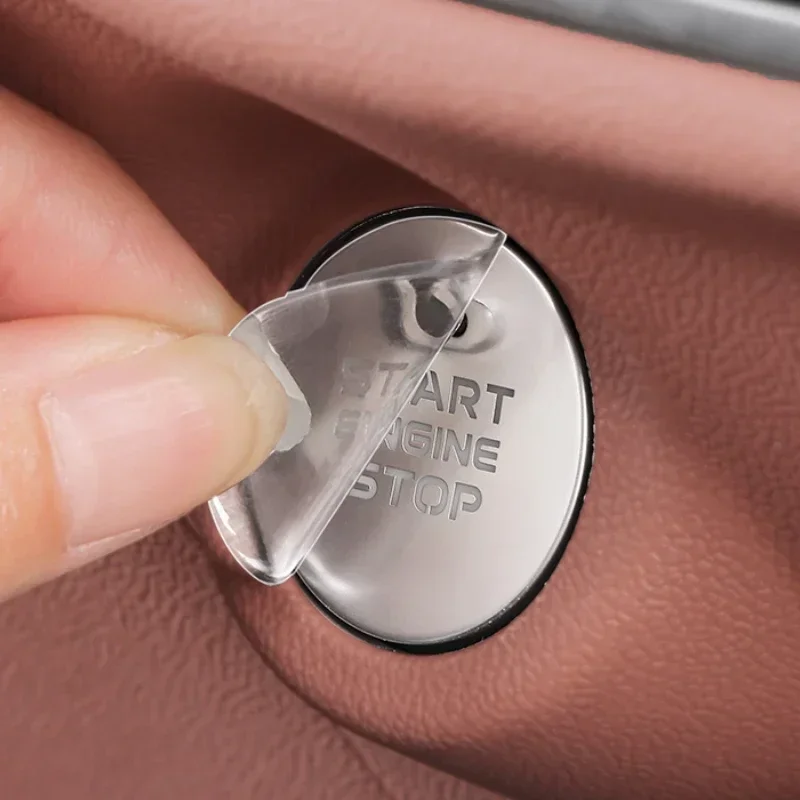 One-click Start Button Protective Sticker For Changan UNI-Z Epoxy Transparent Button Protective Cover Interior Special Product