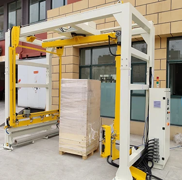 Automatic Online Rocker Winding Film Machine Gantry Cantilever Stretch Wrapping Packaging Machine Custom & Bulk Order
