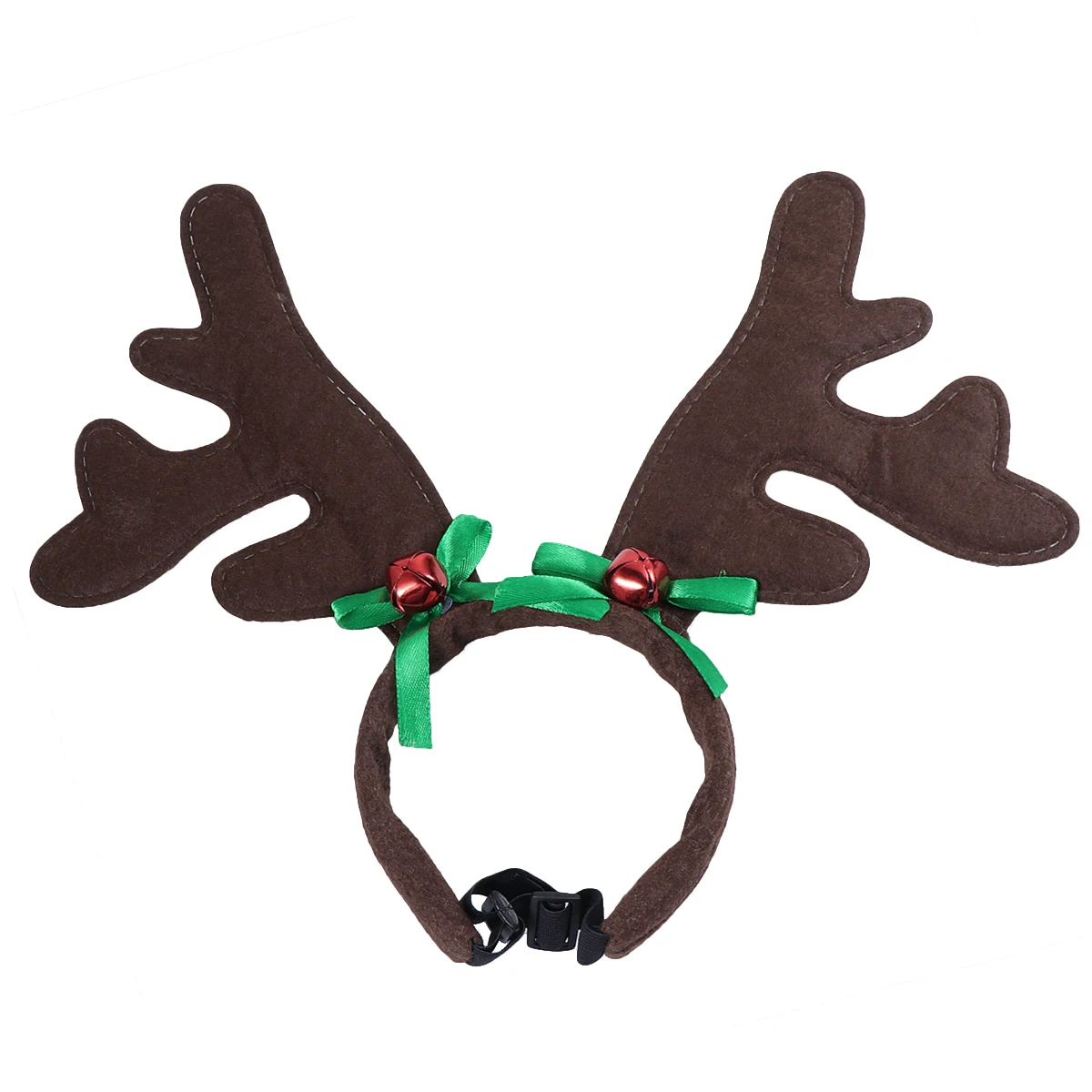 

Adorable Hair Accessory Fashionable Antlers Hair Christmas Head Band for Pets Dogs Cats (Red Green Bow)