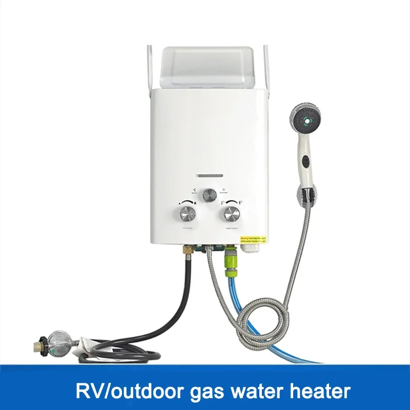 RV gas water heater Trailer bed car outdoor bath instantaneous water heater Non-electric water heater