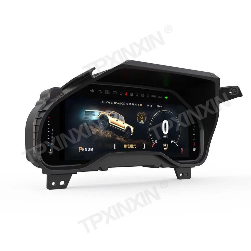 For Ford F150 2015~2020 FOR Ford Expedition Dashboard Panel Speed Meters Non destructive installation of digital dashboard