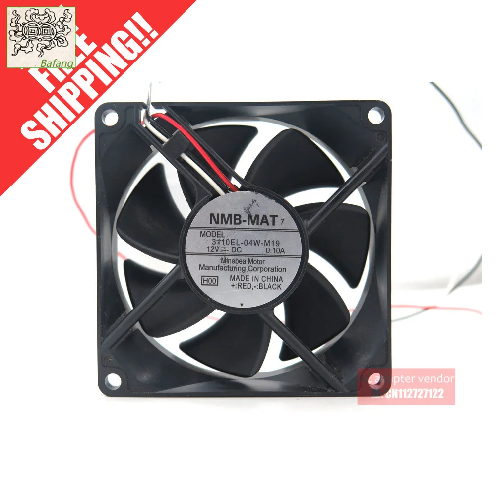 

Jinlingge для NMB-MAT 8 см 3110EL-04W-M19 8025 12 В 0,10 А 8 см бесшумный вентилятор охлаждения