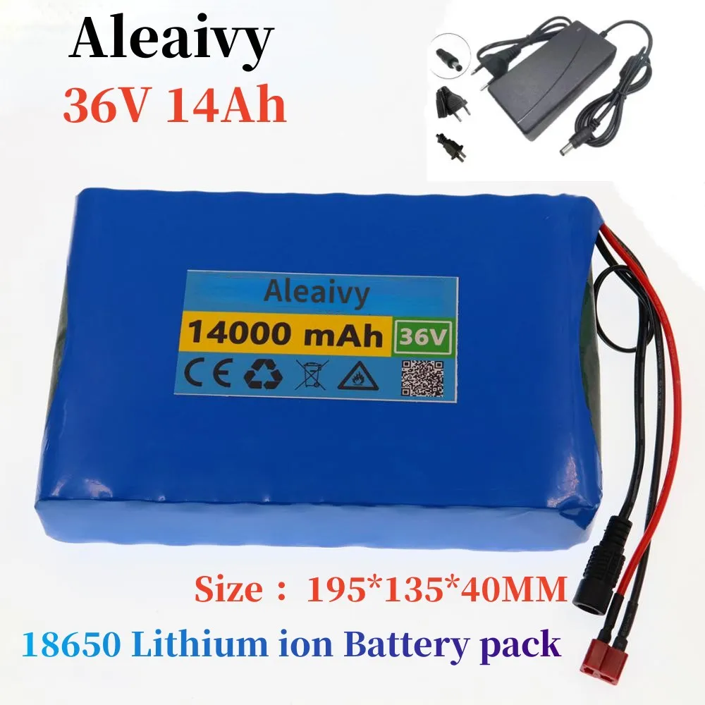 

E-bike 36V 14Ah 18650 Lithium ion Battery pack for 250W 350W 500w 750W 1000w Electric Bike electric scooter with 42v Charger,