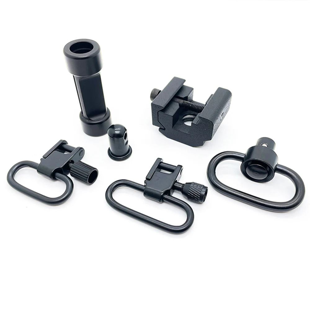 2/4Pc 1Inch QD Sling Swivel Strap Buckles Kit Metal Quick Detachable Sling Mount Ring Outdoor Hunting Camping Accessories