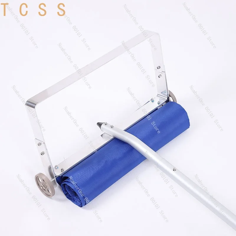 Adjustable Roof Snow Rake, Aluminum Telescopic Pole With Oxford‑Cloth Blade, Snow Scraper For Household Roof And Car Use