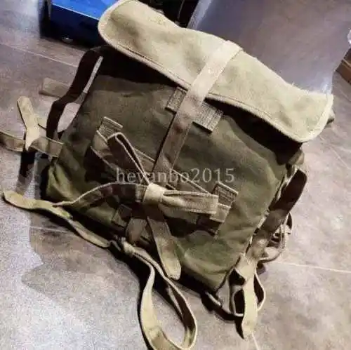 REPRO WORLD WAR II JAPANESE ARMY 1940 BAG BACKPACK SACK JAPAN MILITARY WAR TYPE CANVAS BAG-WW2 military collect Reenactment