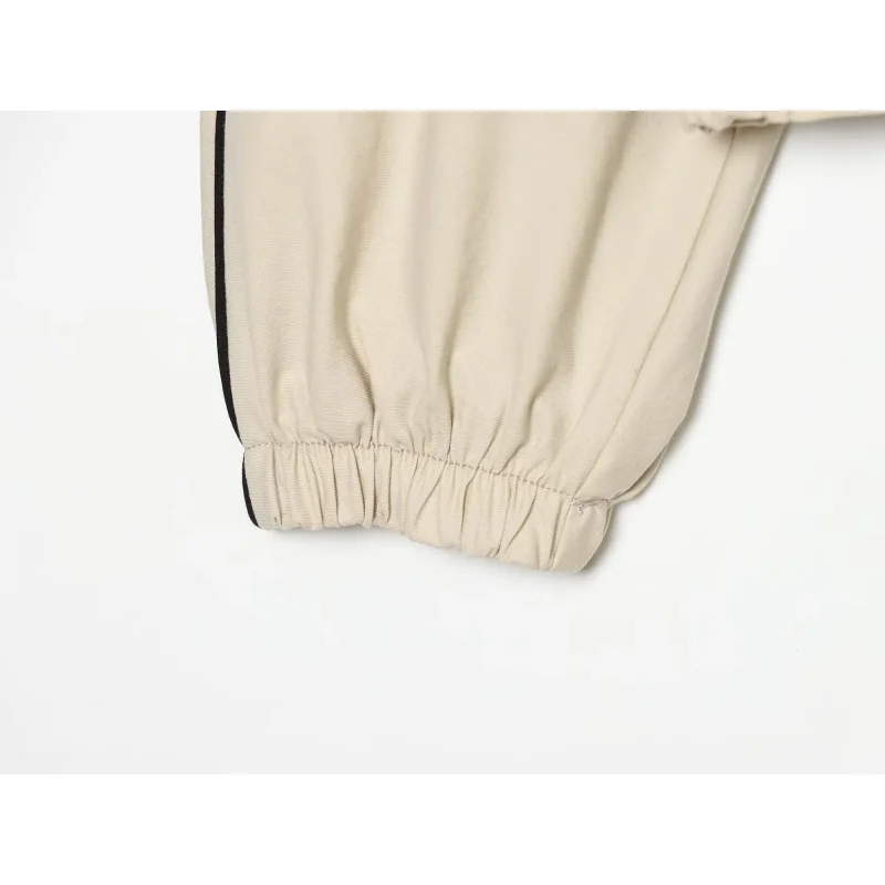 2026 Herbst Neue Damen Gestreifte Jacke im Designer-Stil mit Stehkragen, Langarm, Elastisch, Lässig, Schick, Minimalistisch, Oberbekleidung – Detail 13