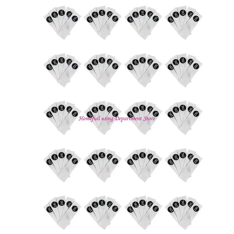  Washable Cloth Size Labels For Household Wardrobe Management Handmade Clothes