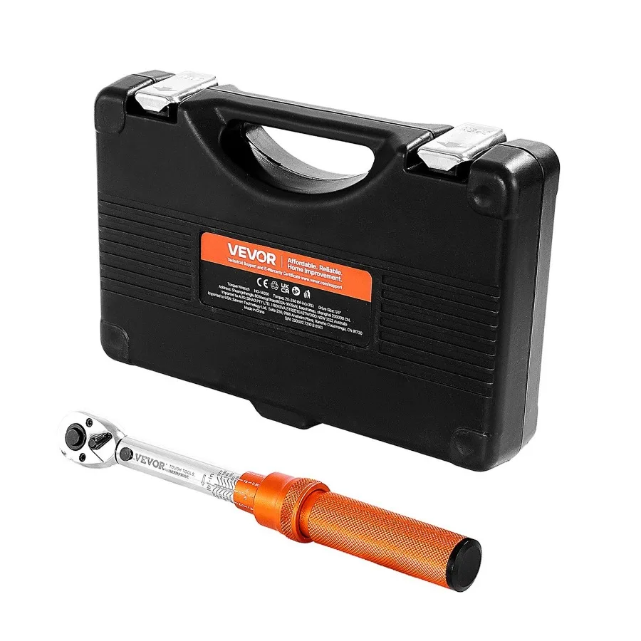 

Click Torque Wrench Set 1 4Inch Drive 20240 lbfin 2.327.1N.m Orange 72Tooth