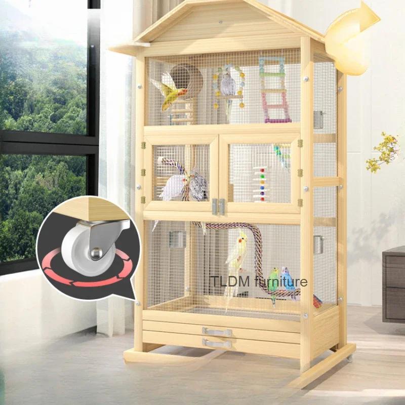 

Passaros Palomas Bird House Feeder Nest Rabbit Hamster Parrot Birdcage Accessories Outdoor Cage Oiseau Pet Furniture CY50BC