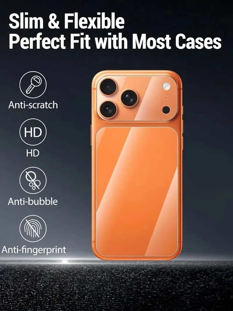 ฟิล์มกันรอยเลนส์กล้องหลังแบบใส HD บางและเบา สำหรับ iPhone 17 Pro Max 17Pro จำนวน 1/2/3 ชุด