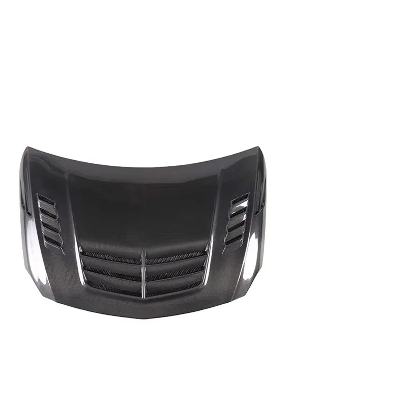 Langyu Car Part Front Bonnet Carbon Fiber Engine Cover for Mercedes Benz a Class W176 Upgrade V Style Engine Hood 2013-2018