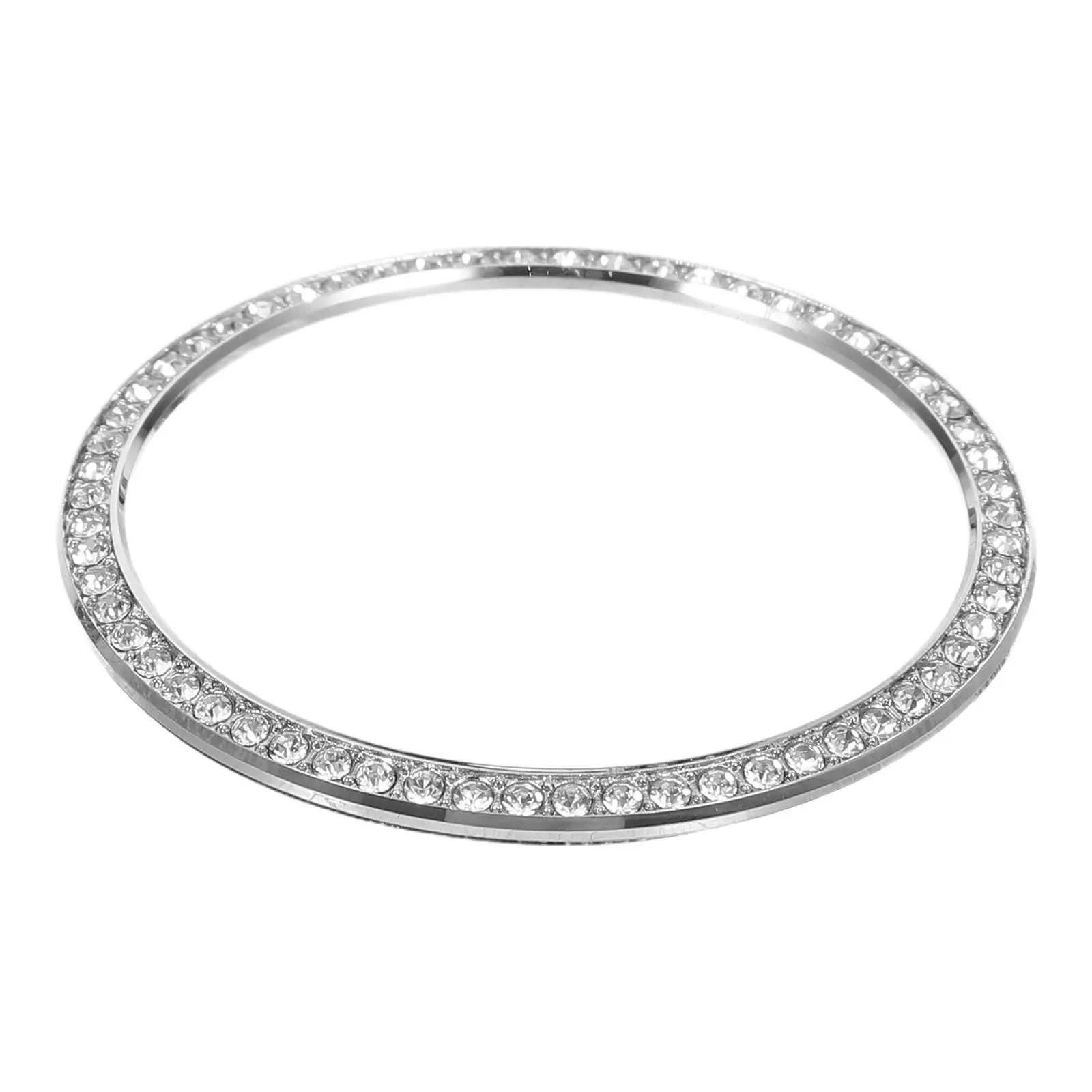 

Защитное кольцо-безель для смарт-часов Custom Radian Diamond Bezel Ring 46 мм, серебристое, прочное, многофункциональное, премиум-класса
