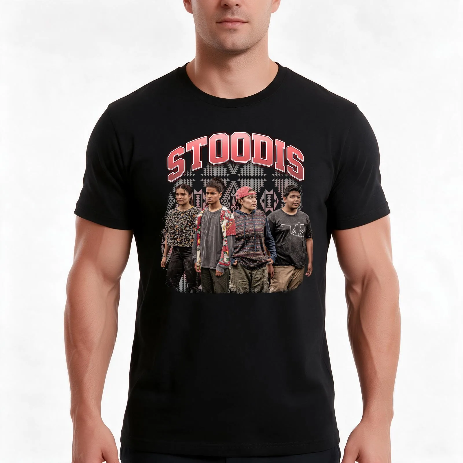 Stoodis T-Shirt Summer Casual Cotton Tee Oversized Streetwear Tops Vintage Graphic Print Loose Fit Short Sleeve 100% Cotton