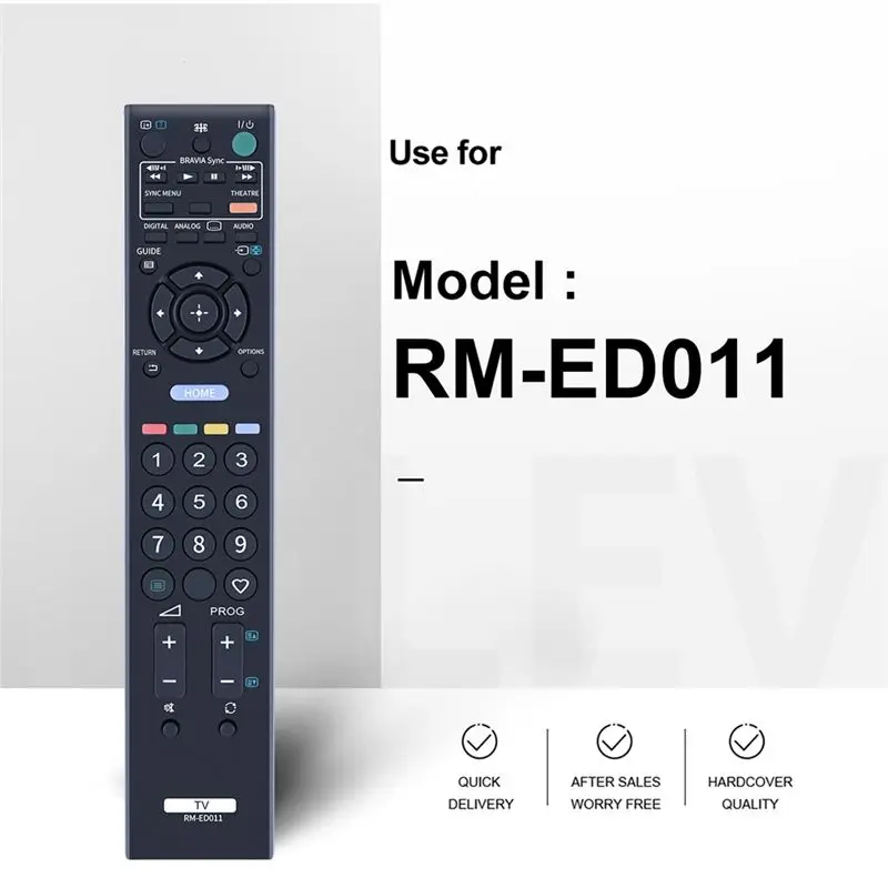 NEW HOT In Stock-RM-ED011 BLACK  Remote Control For Sony TV Smart LCD LED HD RM-ED009 ED012 ED011 ED013 ED014