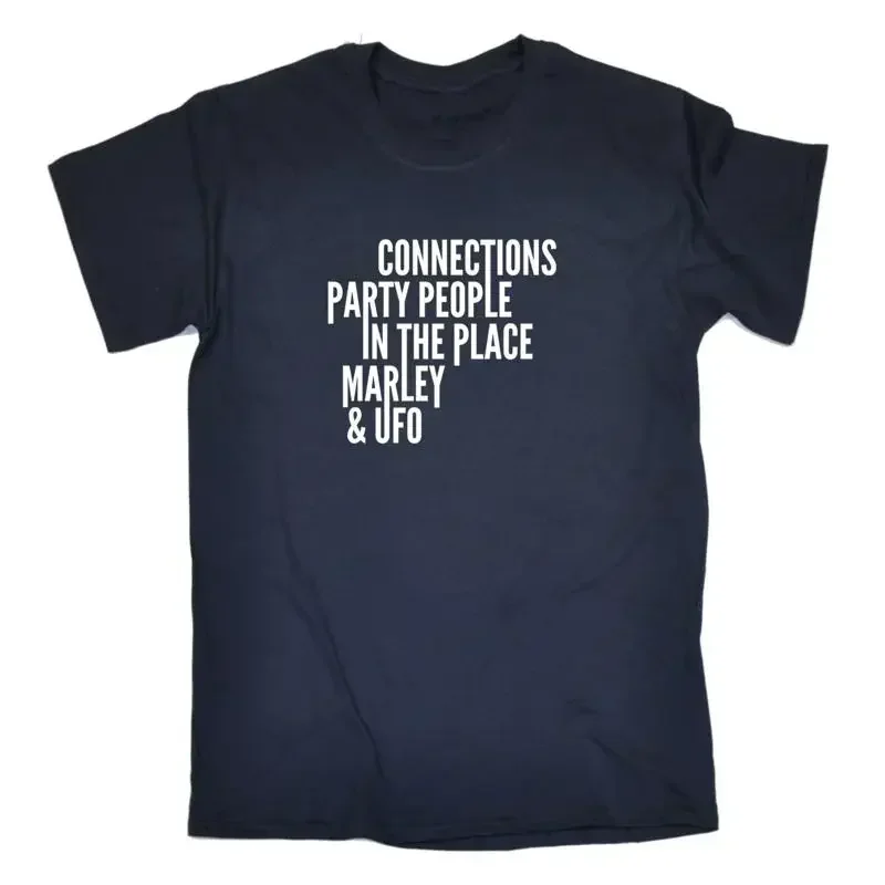 Rave Dance Marley Ufo Connections 1 Mens Funny Novelty T Shirt