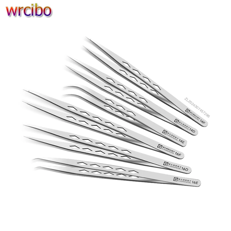 Amaoe Diamond Hole Steel Precision Flying Wire Tweezers High Hardness, Anti-Oxidation, Anti-Magnetic And Anti-Corrosion Tweezer