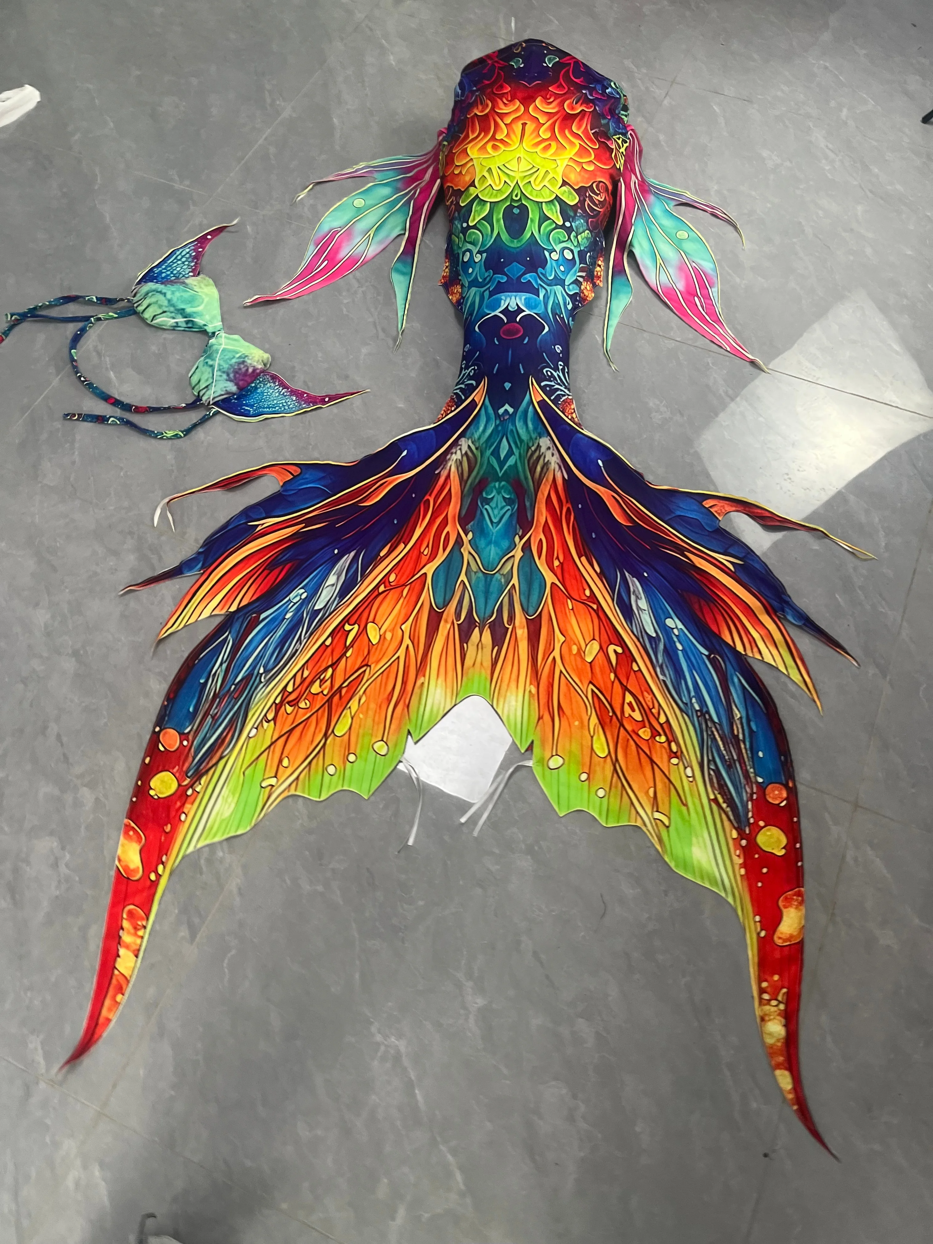 

New European And American Adult Mermaid Large Fish Tail Beach Vacation Underwater Freediving Mermaid Costume