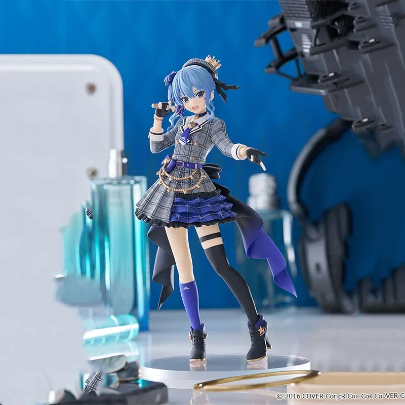 ฟิกเกอร์อนิเมะแท้จาก GSC POP UP PARADE Hololive Hoshimachi Suisei ของสะสมแบบมีกล่อง ของตกแต่ง ของขวัญ