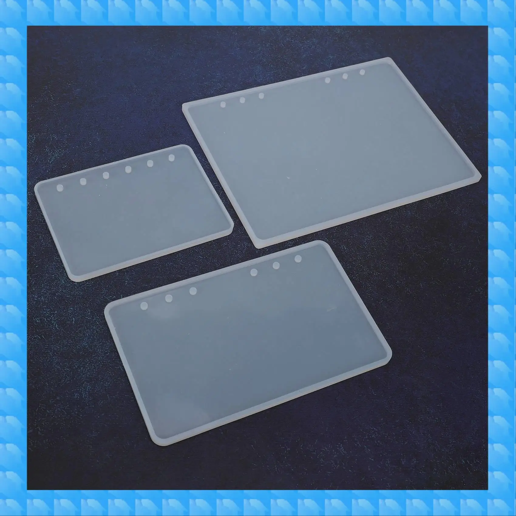 

ETRT A7/A6/A5 Notebook Shape Silicone Mold DIY Resin Book Mold Crystal Epoxy Silicome Mold Transparent Book