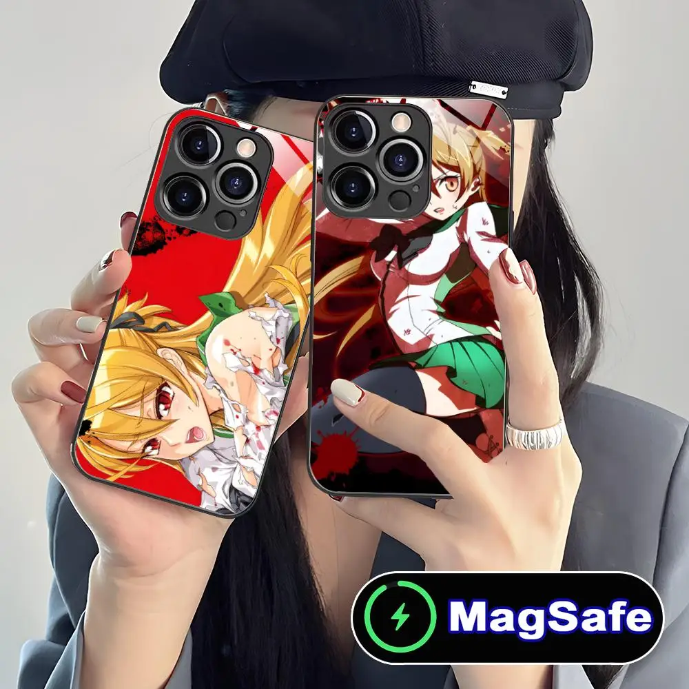 

Чехол для телефона Highschool Rei Miyamoto для iPhone 17, 16, 15, 14, 13, 12, 11 Pro Max Plus Mini MagSafe, стеклянный цветной чехол, красивая роскошь