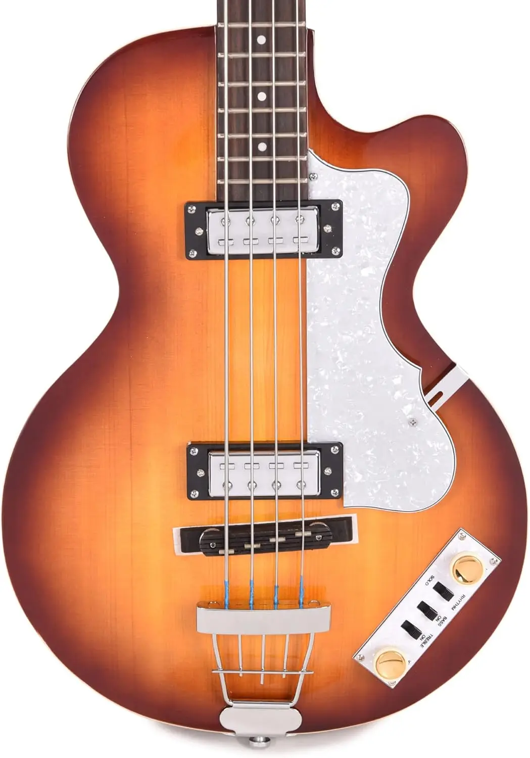 Sunburst Electric Bass Guitar - Club Model