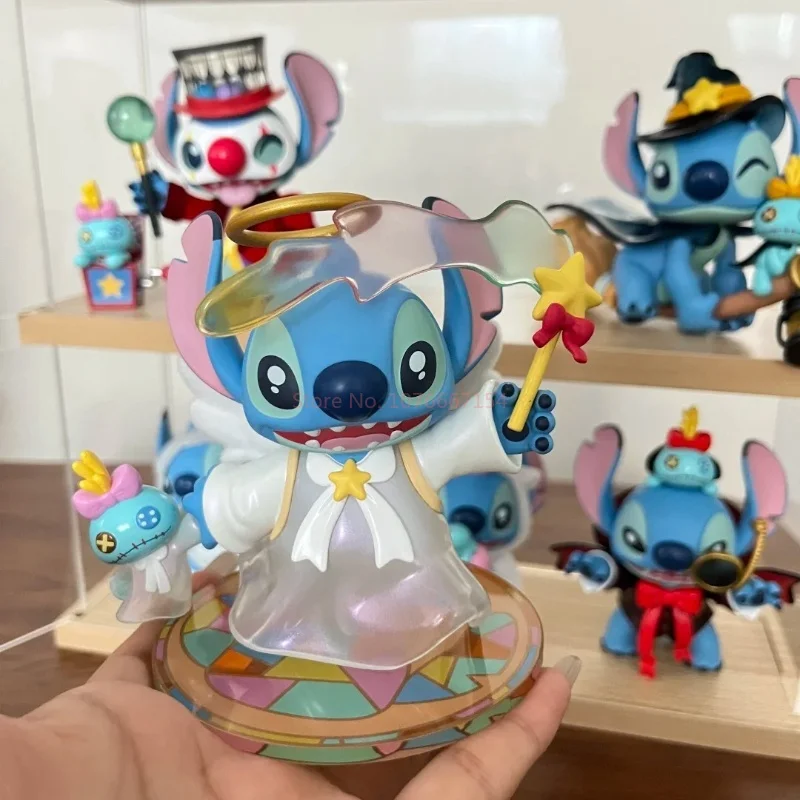 Disney Stitch Blind Box Weird Diary V2 Series Anime Figures Mystery Box Collectible Cute Pvc Statue Doll Children Birthday Prese