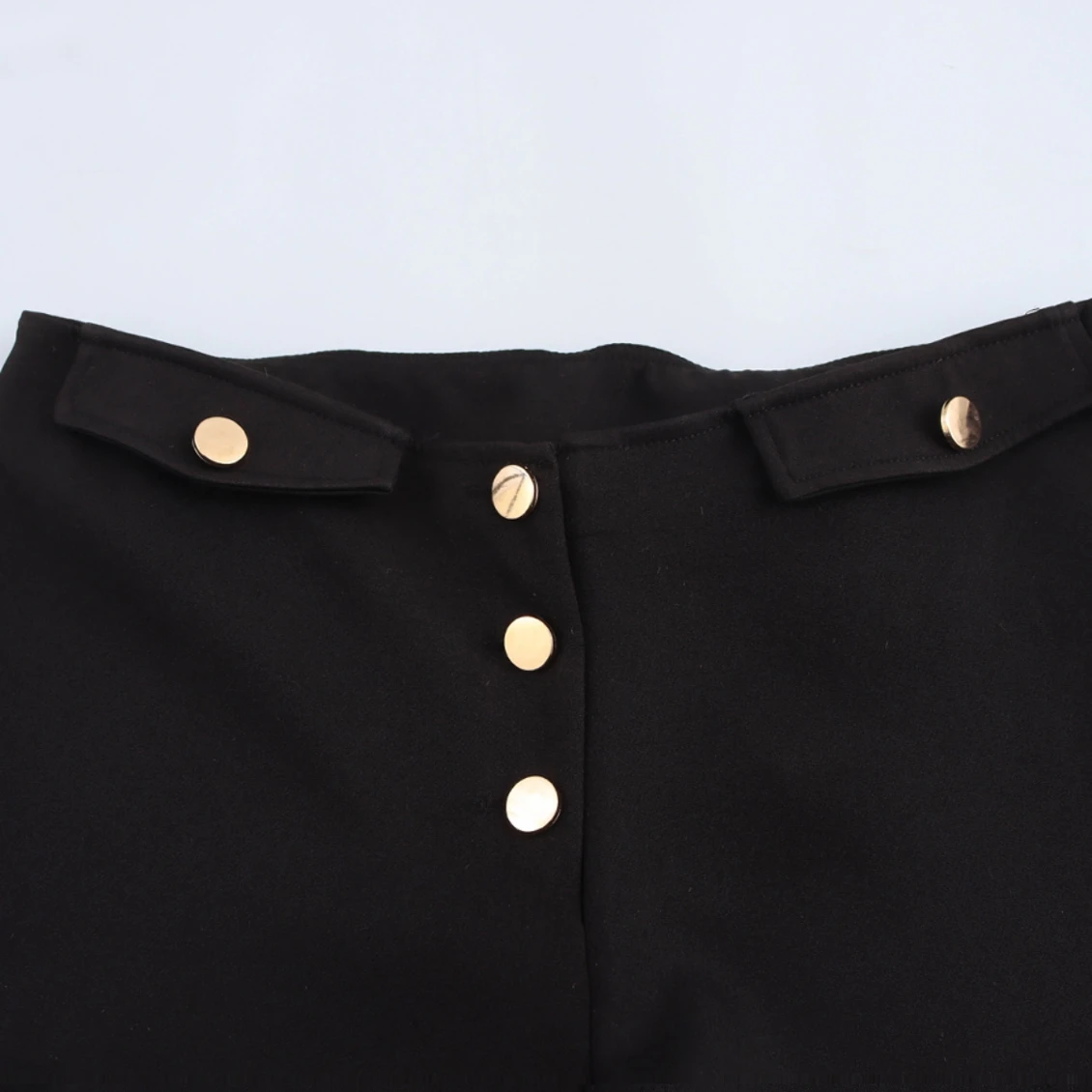 Faionable taille basse polyvalent orts JNLEAOG vêtements pour femmes automne nouveau Design Sle sensuel tout-Match ort pantalon