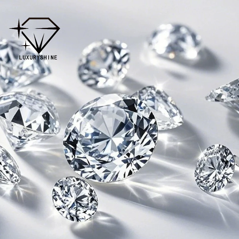 

LuxuryShine VS1-VVS2 выращенный в лаборатории бриллиант 1CT 2CT 3CT 4CT 5CT сердце/принцесса/овал/круглый/подушка/груша с сертификатом IGI
