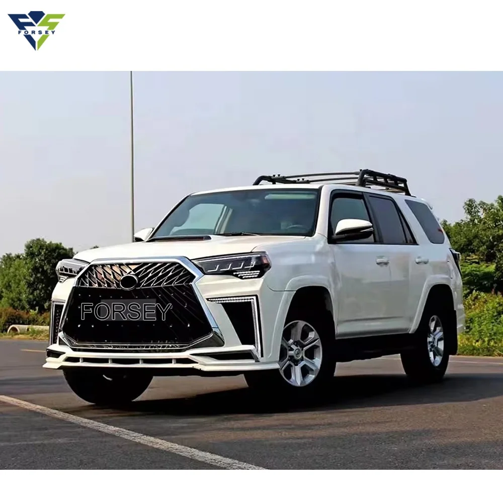 

Высококачественный модификационный комплект кузова автомобиля 4-бегун 2010-2021, обновление до leux, решетка переднего бампера, задний бампер