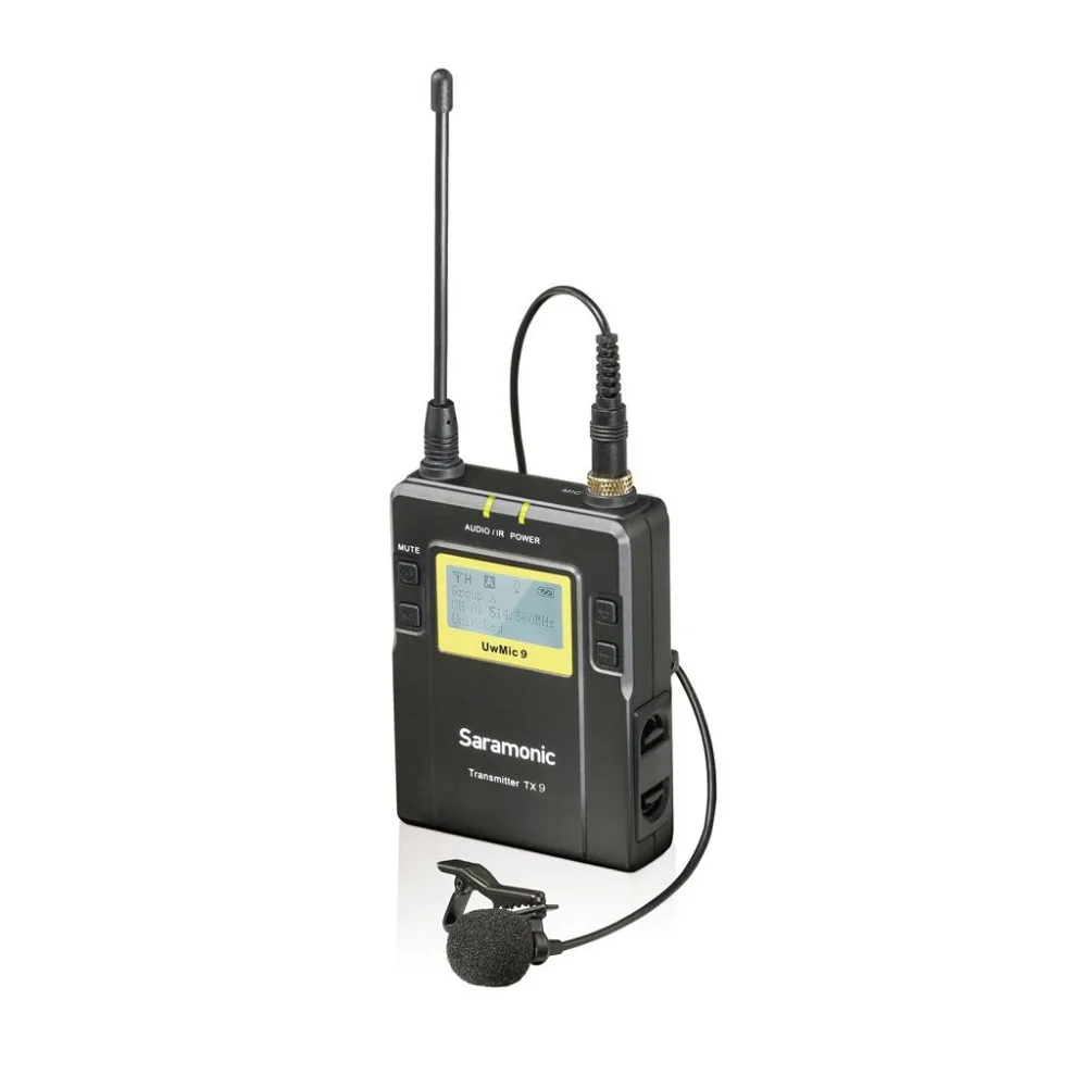 

UwMic9 TX9 /RX9 96-Channel Digital UHF Wireless Bodypack Transmitter With Lavalier Mic