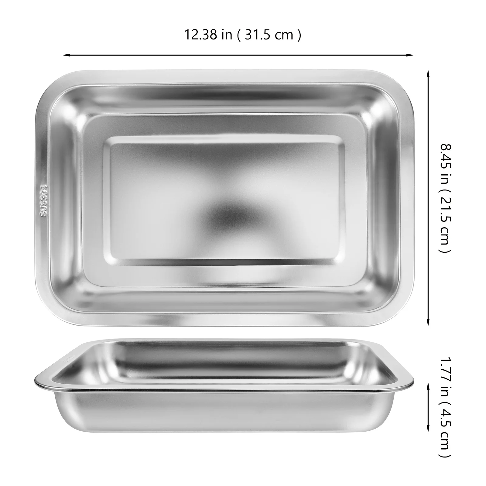 

Stainless Steel Cat Litter Box Large Metal Tray Household Pet Toilet Durable Open Type For Cats Dogs Rabbits Portable