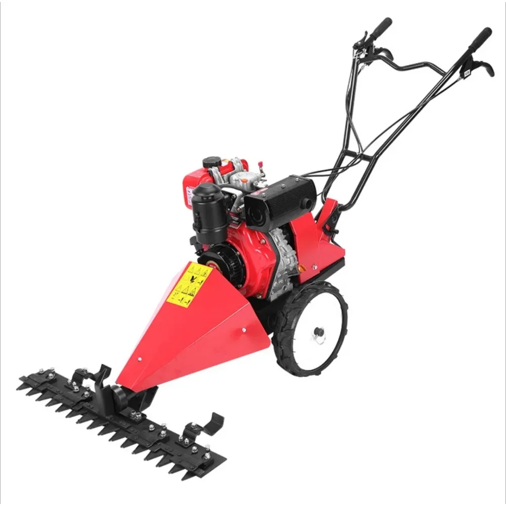 High power agricultural push self propelled lawn mower