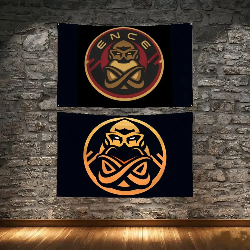 Competitive E-Sports E-ENCE Flags Tapestry Creative Pattern Photo Living Room Wall Art Party Outdoor Decor