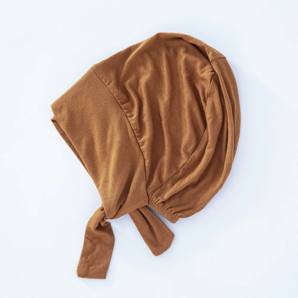 

Мягкий эластичный джерси-подхиджабник с перекрестными лямками на лбу, однотонный, в стиле ниндзя, для женщин