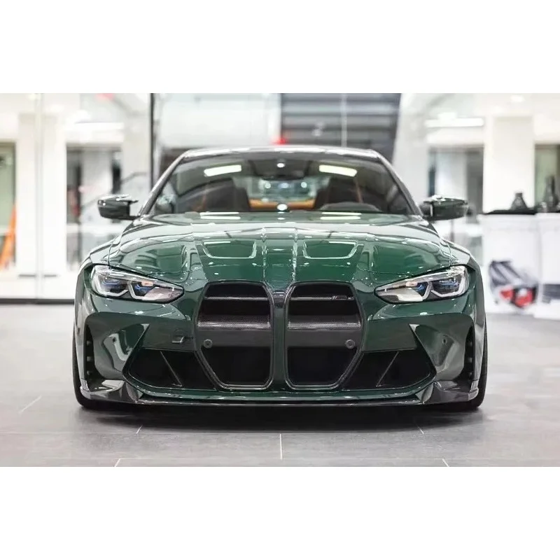 

Top Selling G80 M3 Carbon Fiber V-Style Front Grill Cover New G80 M3 G82 G83 M4 Exterior Accessories
