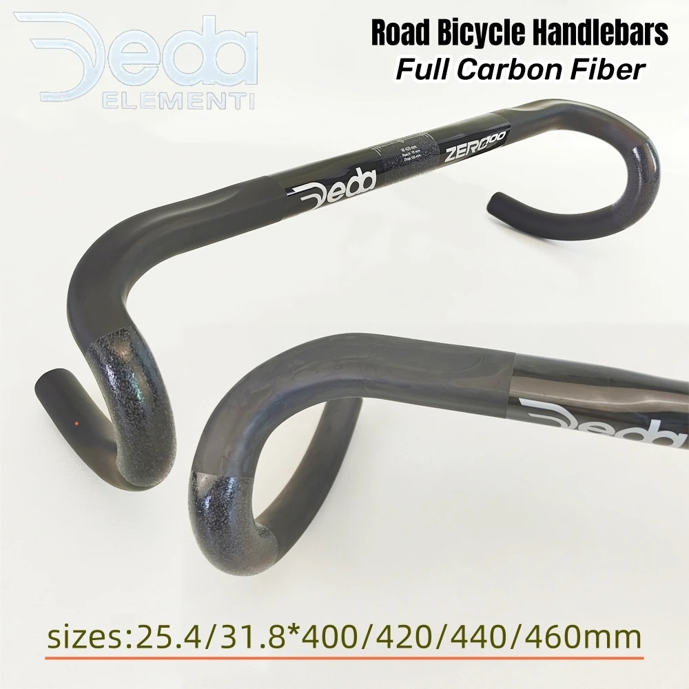 El más nuevo manillar de bicicleta de fibra de carbono UD manillar de bicicleta de carretera de carbono completo piezas de bicicleta 25,4/31,8*400/420/440mm