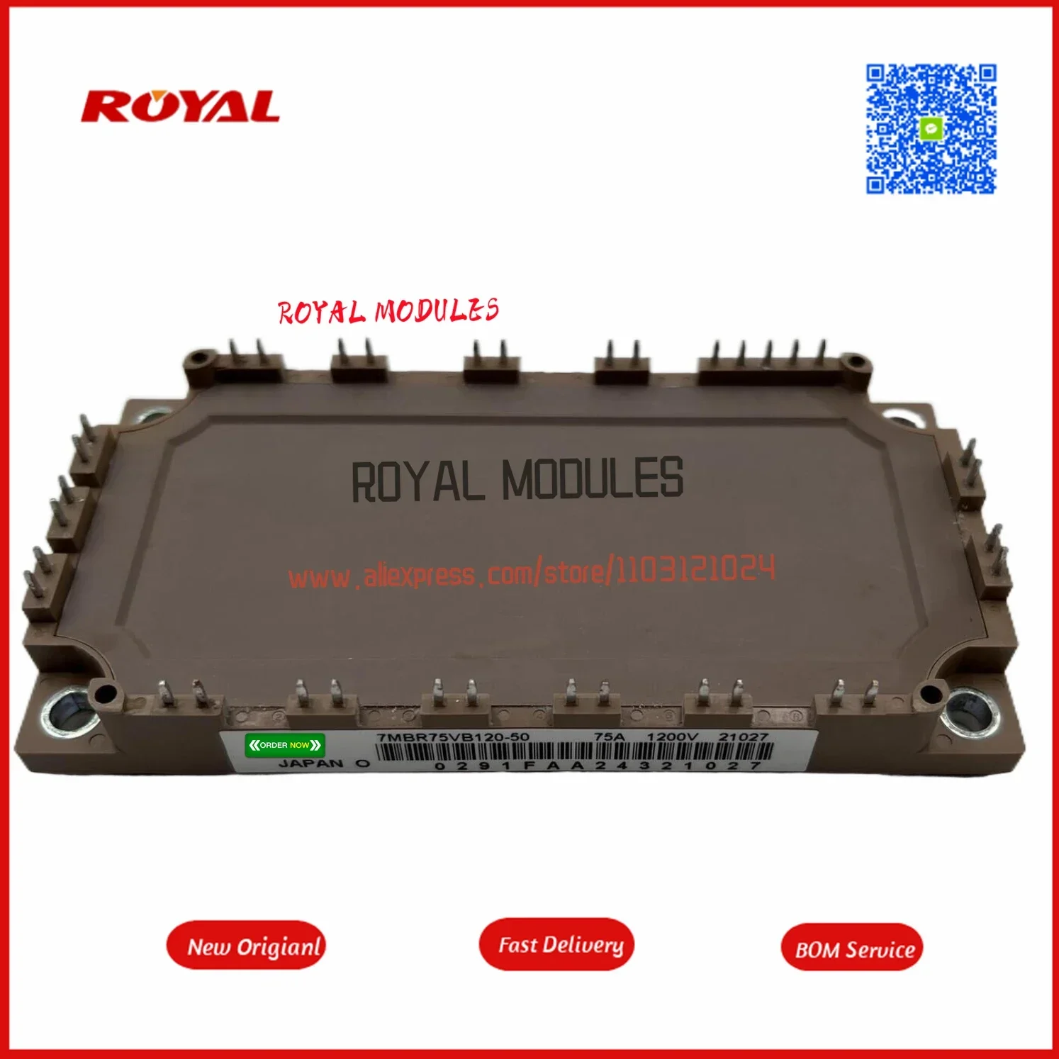 7MBR75VB120-50  New Module