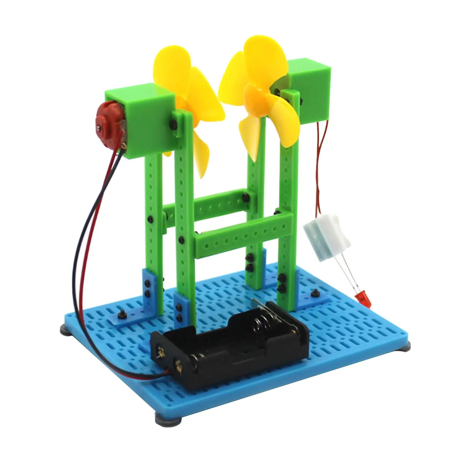 Wind Power Model Kits Handmade Physics Experiment for School DIY Children