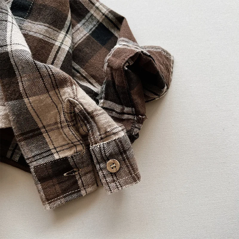1-6 Jahre alte Jungen koreanische Casual Top Frühling und Herbst neue Stil Jungen Shirt hochwertige reine Baumwolle langärmelige Strickjacke – Detail 10