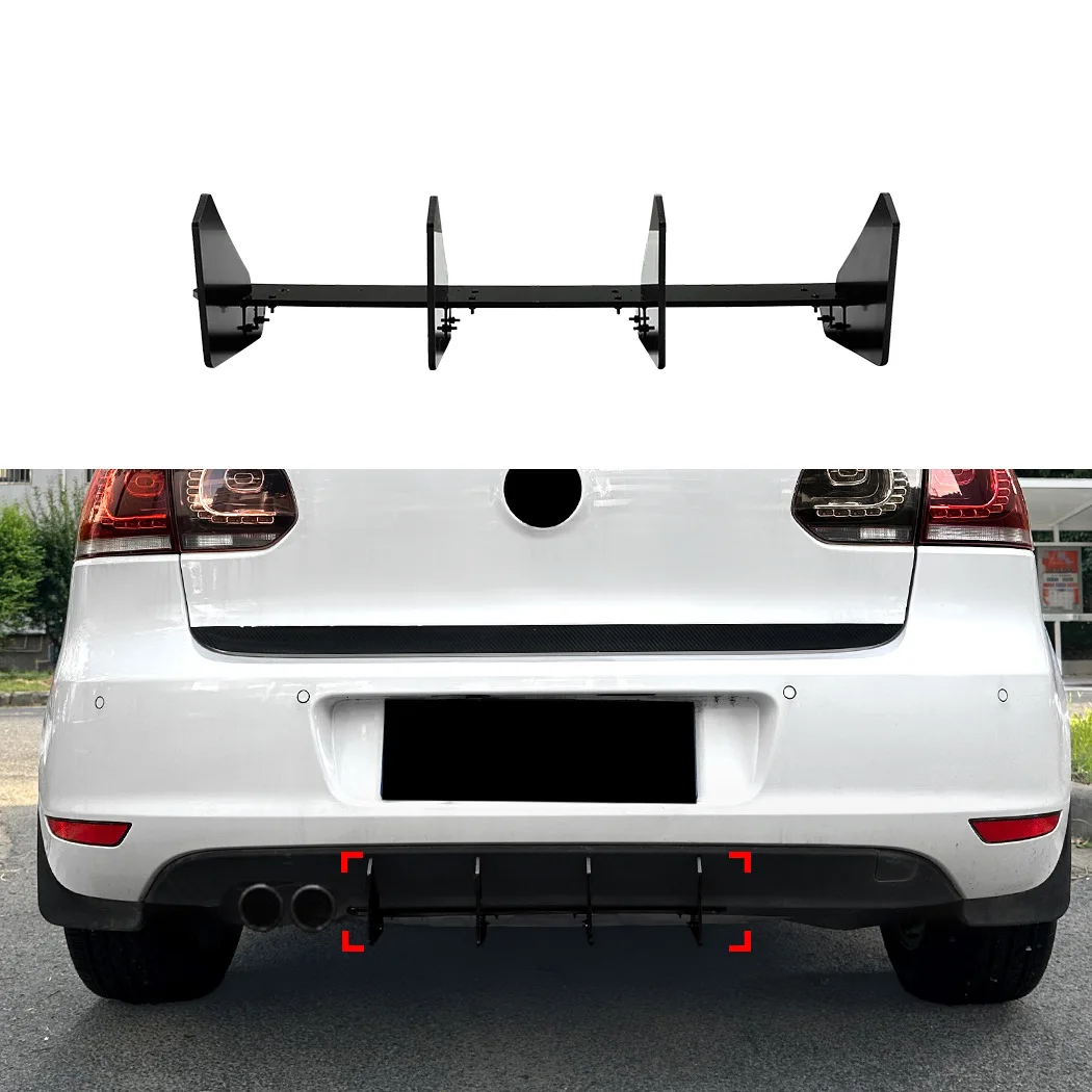 

For Volkswagen Golf 6 Golf MK6 Standard Edition rear lip rear spoiler rear blade air knife modification