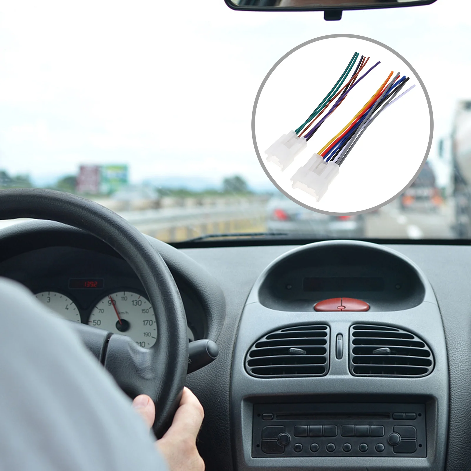 

Car Stereo Wiring Harness Kit Audio Plug Connector Cable Adapter Universal Radio Harness Durability Enhanced Sound Easy