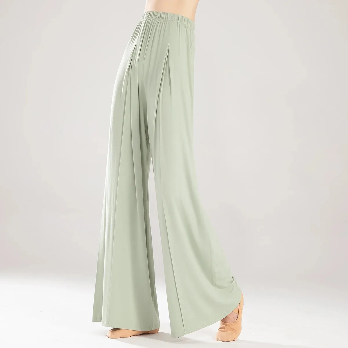 

Dance Costumes Modern Practice Woloose Flowing Wide Leg Classical Ethnic Dance Pants and Body Shaped Pants Strip Pole Dance