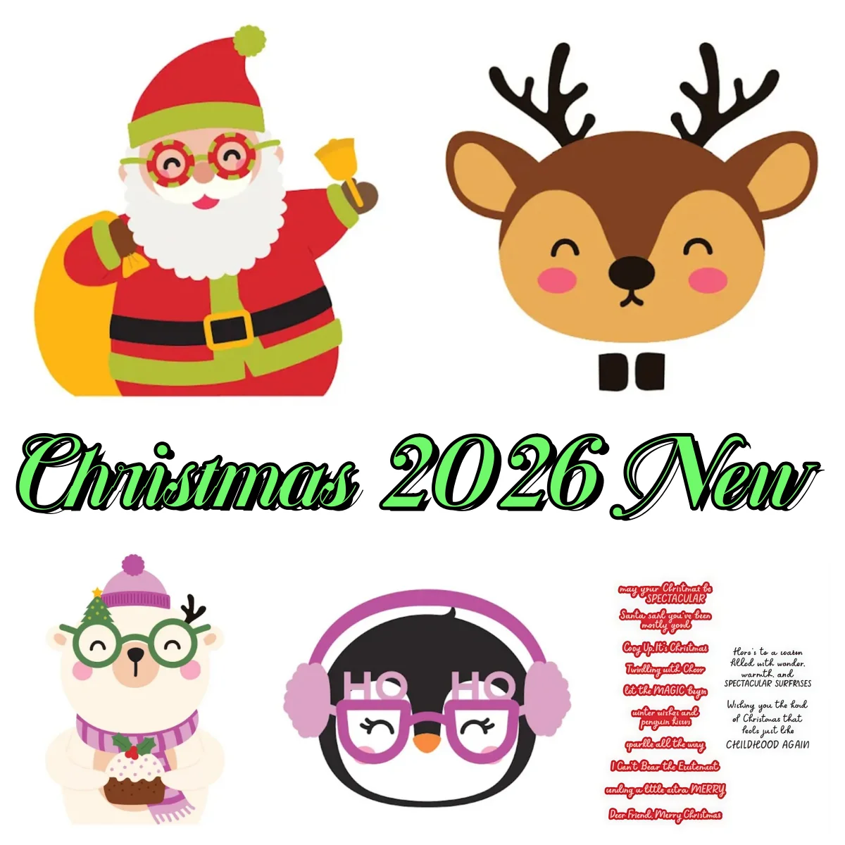 Spectacular Santa Christmas Metal Cutting Dies Clear Stamps for DIY Greeting Card Scrapbook Diary Template July 2026 New