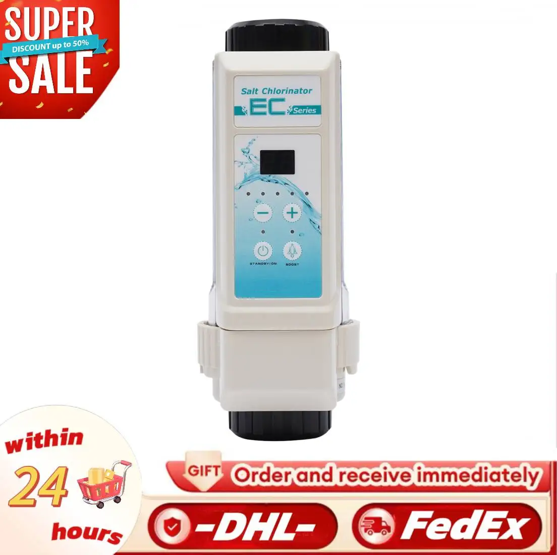 

Генератор хлора соленой воды 120 Вт, генератор хлора 20 г/ч, машина для дезинфекции соли, электролитическая машина для бассейна