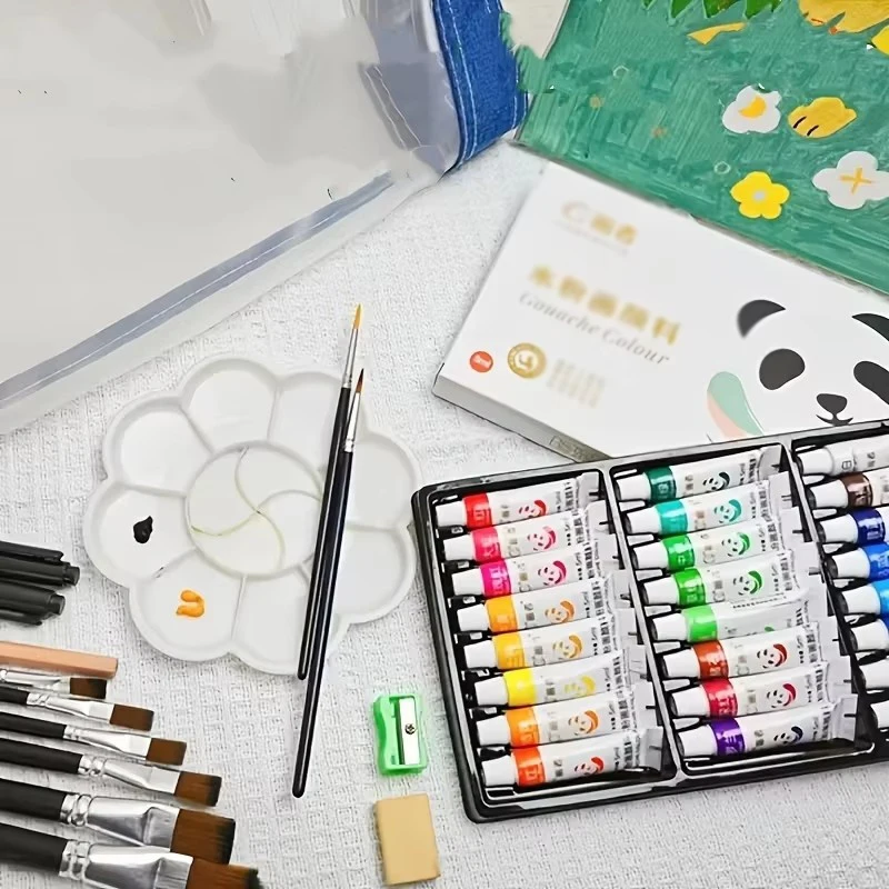 Gouache Paint Set - Gouache Paint Set - Artist Grade