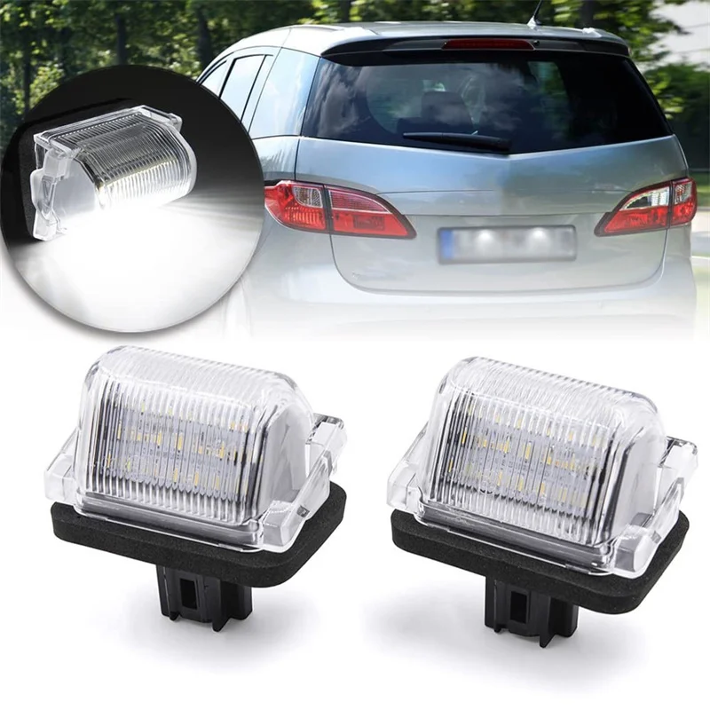 

For Mazda 6 CX-7 CX7 2007 2008 2009 2010 2012 CX-5 CX5 2013 2014 LED License Plate Lights Number Plate Lamp White Error Free